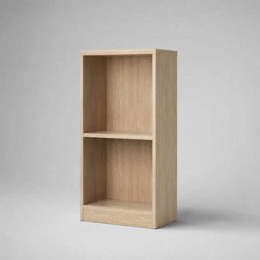 Libreria scaffale rettangolare in MDF effetto rovere chiaro con ripiani aperti 60 x 35 x 120 cm